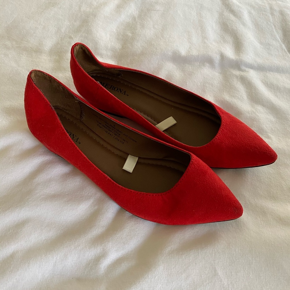 Merona Red Flats